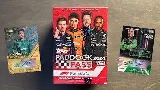 Открытие бокса с ценными пропусками на паддок Формулы-1 Topps 2024 года — будьте бдительны, розни...