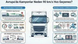 Avrupa&rsquo;da Kamyonlar Neden 90 kms Hızla Sınırlandırılmıştır