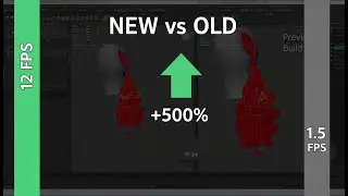 Ornatrix 5 Maya | Clumper Speed ​​Boost &mdash; 500% прироста в режиме Side-by-Side