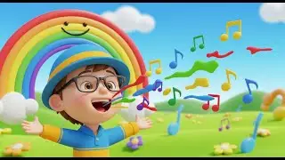 Colours of the Rainbow Parade Song for Kids | Learn Colors, Fun Nursery Rhymes & Toddler Music 🌈🎶🖌️