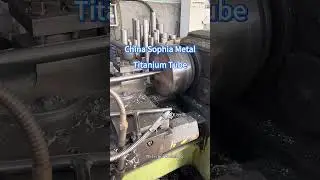 China Sophia Metal  Gr2 Titanium tube cutting and processing #titanium