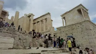 Athens, Greece - Acropolis - Temple of Athena Nike & Propylaea