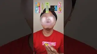 EATING VARIOUS BUBBLE GUM #asmr #mukbang #shorts