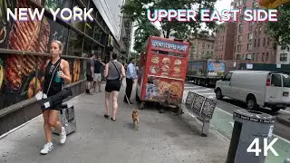 NYC UPPER EAST SIDE SUMMER WALKING TOUR 86th & LEX. To 1th AVE.USA (06.26, .23) !!!