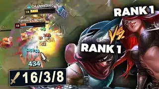 KATEVOLVED | Finally facing Yamikaze's Talon in Challenger! RANK 1 KATARINA VS RANK 1 TALON