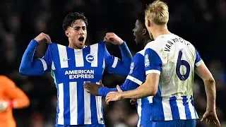 Brighton 1 Bournemouth 1: Kostoulas scores stunning injury time overhead kick leveller after controv