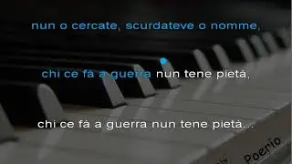 BRIGANTE SE MORE - karaoke senza guida