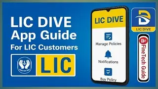 LIC's New DIVE App for LIC Customers ll Address change,Bank details,PAN,Contact details update etc.
