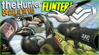 Melanistic & Diamond Wood Duck On INSANE Multiplayer Hunt With Flinter! Call of the wild