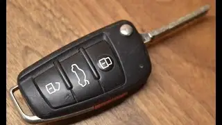 Замена батарейки в брелке ключа Audi Q3 2015-2018 годов выпуска - ПРОСТАЯ процедура своими руками.