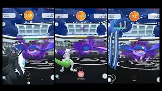 Shadow Kyogre Raid in Pokémon GO without Purified Gems with 6 Trainers #shadowraidlegends  #kyogre 