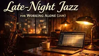 Late-Night Jazz for Working Alone (2AM) ☕🎷 Smooth Jazz for Focus & Deep Work