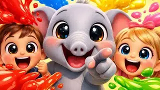 Colors Song for Kids 🌈 Learn Red Blue Yellow with Animals