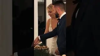 Cake cutting 🎂 #love #cakecutting #wedding #weddingday #weddingdress
