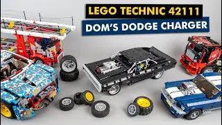 LEGO Technic 42111 Dom's Dodge Charger size comparison, wheel test and more!