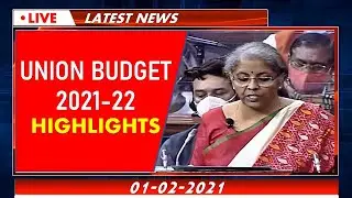 🔴 Union Budget 2021 Highlights