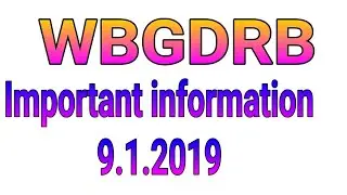 WBGDRB special