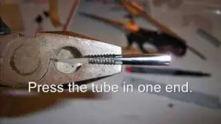 How to make a bagpipe practice chanter reed.