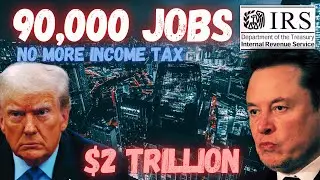 TRUMP TO Fire 90,000 IRS Agents | DOGE Destroys DEI | External Revenue Service