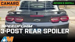 Обзор и установка 3-стоечного заднего спойлера SpeedForm для Camaro 2016-2024 годов выпуска.