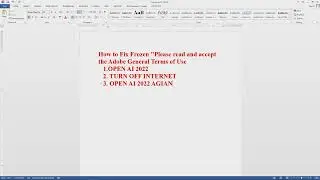 How to Fix &ldquo;Please read and accept the Adobe General Terms of Use&rdquo;