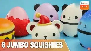 8 Jumbo Squishies Collection! Slow Rising Toy|Buy at Banggood