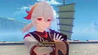 KAZUHA LIKES GENIUS INVOCATION  Genshin Impact CUTSCENE