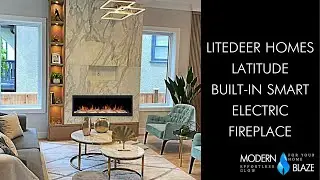 Litedeer Homes Latitude Built In Smart Electric Fireplace