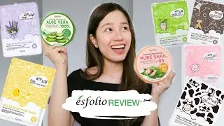 Обзор корейского ухода за кожей Esfolio + обзор успокаивающего геля с алоэ вера и улиткой