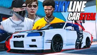 MISI CARSTEAL SKYLINE KEIZERZ! 100 POLISI LOS SANTOS BERUSAHA MELAWAN!!! -GTA V ROLEPLAY