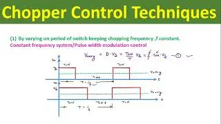 DC Chopper Control Techniques