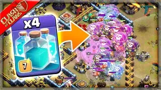 CLONE A FULL ARMY OF BALLOONS FOR 3 STARS! (Clash of Clans)