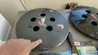 Part2 Bowling ball hubcaps Restoration 