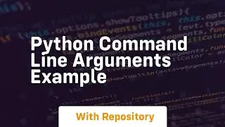 python command line arguments example