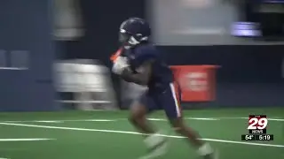 UVA football transfer J&rsquo;Mari Taylor battles for starting RB job with something to prove