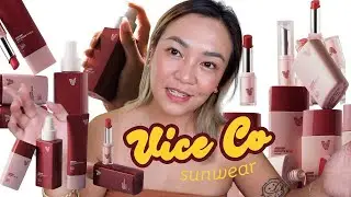 ITO NA BA ANG BEST SKIN TINT FOR OILY SKIN?! VICE CO SUNWEAR COLLECTION!!