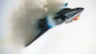 The first female pilot of the US Air Force's F-35 performs a crazy stunt