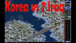 Red alert 2 Battlezone Map arctic circle Korea vs 7 Iraq brutal Enemy
