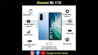 Xiaomi Mi 11X india Specification #mi11x #mi5gphone #xiaomimi11x #diwalioffer
