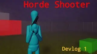Dreams PS4 | Horde Shooter Devlog 1 - Basic Controls, Mechanics and Level