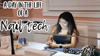 A day in a Nail Tech's life!! | Veenailedit