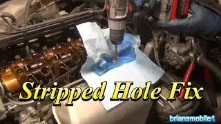 How to Fix a Stripped Bolt Hole Threaded Inserts