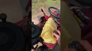 Lets clean out the gas tank and change the fuel lines on the $80 Mud Mower! 🔥🫰 #darzrt #mudmower