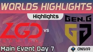 LGD vs GEN Highlights Day 7 Worlds 2020 Main Event LGD Gaming vs Gen G by Onivia