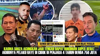 Modyar!! Karma Souza Acungkan Jari Tengah, Pelaku Ancaman Haye di Penjara 4 Thn : Ismed Ngamuk Malu