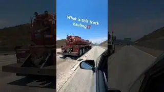 Semi Truck Hauling on the freeway 😎 #trucking #hauling