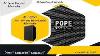 AC Series Powered Sub-woofer | AC-18BV1 | Sub woofer | POPE Professional Acoustics Ltd
