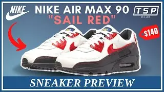 NIKE AIR MAX 90 - SAIL RED DETAILED LOOK, PRICE (WHERE TO BUY, INFO, EARLY LOOK, RESELL PREVIEW)