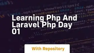 Learning php and laravel php day 01