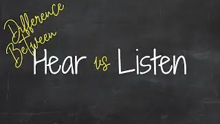 Какая разница между Hear и Listen? 